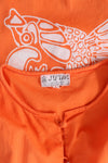Tangerine Koi Cotton Dress M/L