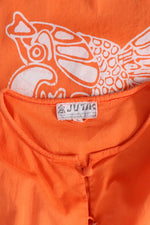 Tangerine Koi Cotton Dress M/L