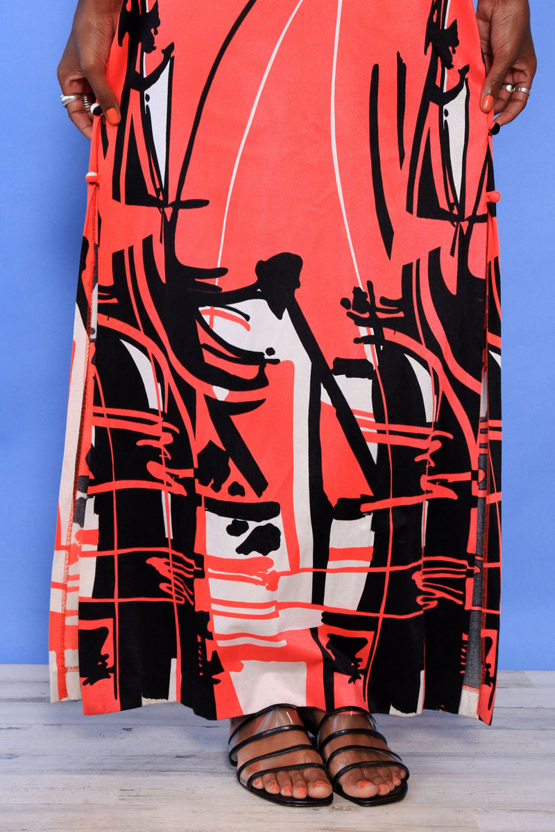 Jantzen Coral Graphic Maxi S/M
