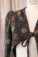 Renaissance Floral Metallic Bolero S/M