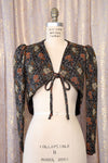 Renaissance Floral Metallic Bolero S/M