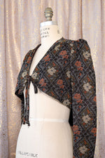 Renaissance Floral Metallic Bolero S/M