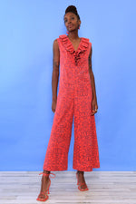 Scrolled Berry Palazzo Jumpsuit XS-M