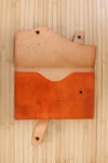 Florentine Amber Leather Envelope