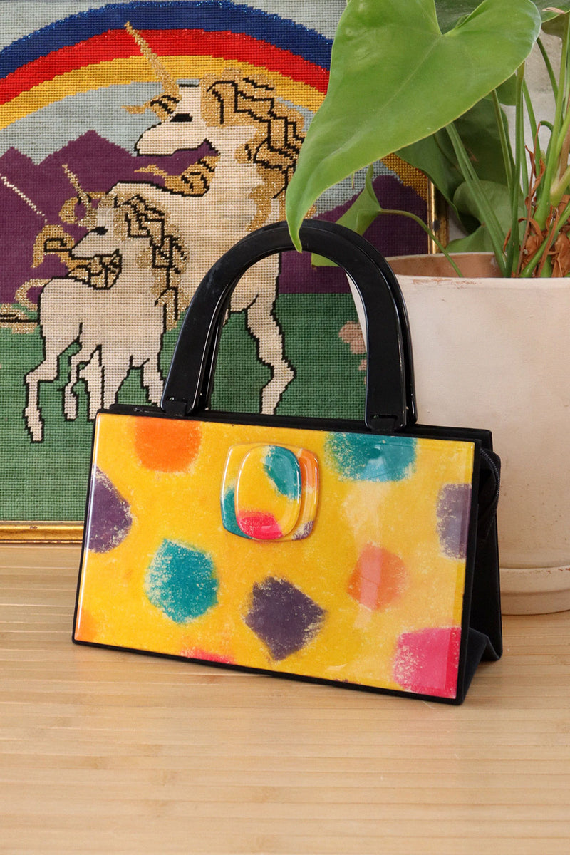 Angela Frascone Abstract Panel Handbag – OMNIA