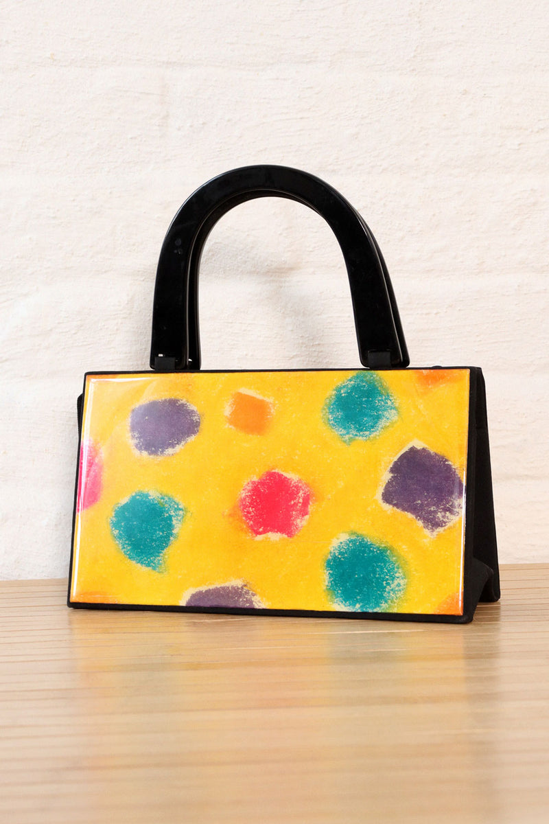Angela Frascone Abstract Panel Handbag