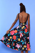 Dancing Floral Circle Skirt S/M