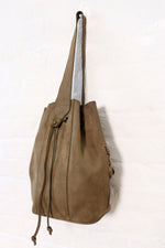 Olive Nubuck Sling Bag