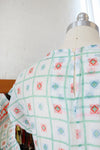 Cotton Voile Folk Pattern Dress S