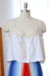 Edwardian Butterfly Crochet Top L