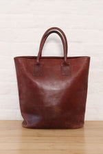 XL Redwood Distressed Leather Tote