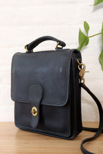 Midnight Blue Coach Station Bag
