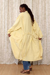 Butter Yellow Linen Duster M/L