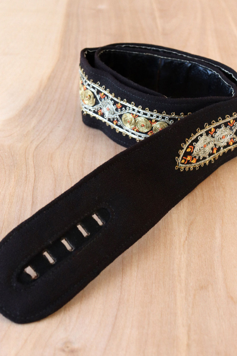 1950s Folk Embroidered Waist Belt