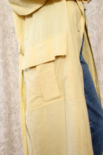 Butter Yellow Linen Duster M/L