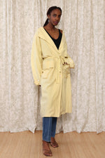 Butter Yellow Linen Duster M/L