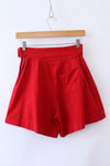 Cherry Red 1950s Shorts  XS