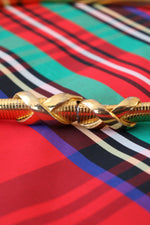 Skinny Golden Snake Belt