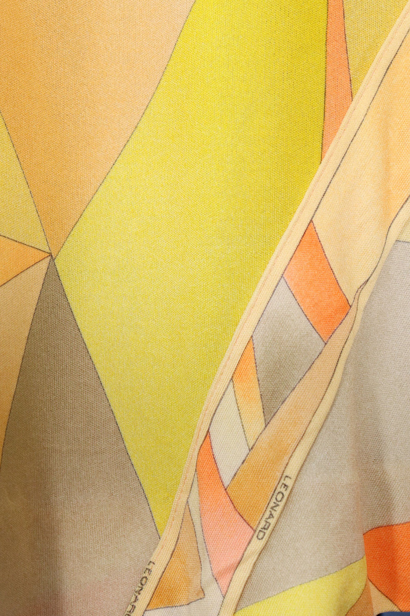 Leonard Zesty Silk Jersey Skirt S/M