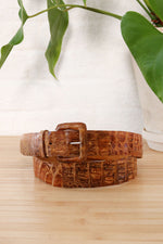 Honey Crocodile Belt