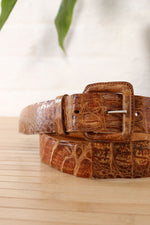 Honey Crocodile Belt