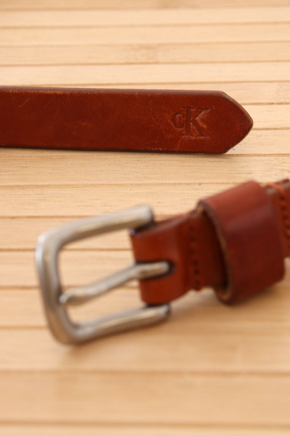 Calvin Klein Sleek Leather Belt