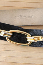 Curved Calderon Chunky Hardware Belt