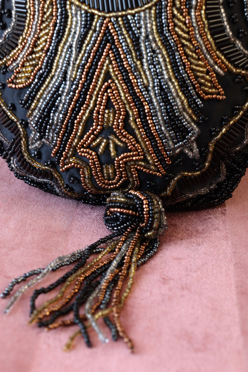 Deco Beaded Tassel Pouch