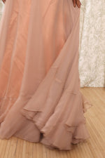 Hilary Floyd Balloon Sleeve Chiffon Gown XS-M