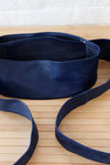 Cobalt Smooth Leather Wrap Belt