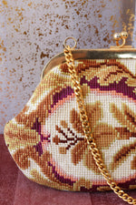 Baroque Needlepoint Chain Purse