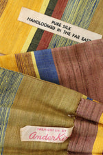 Belgian Silk Striped Belt