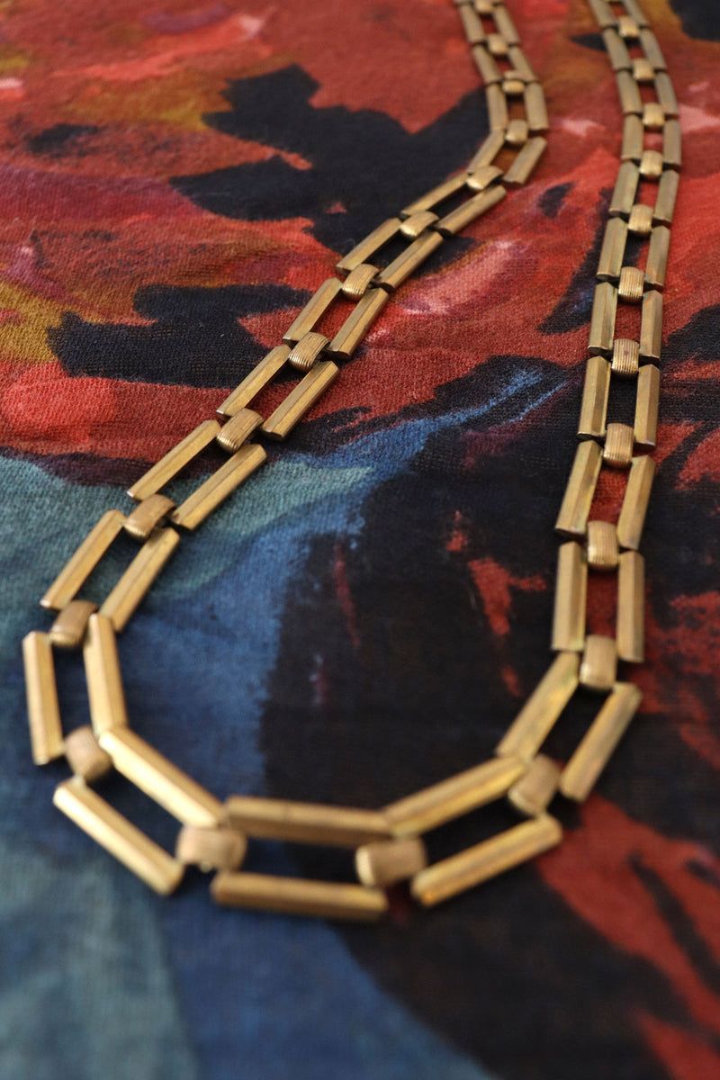Rectangular Brass Chain
