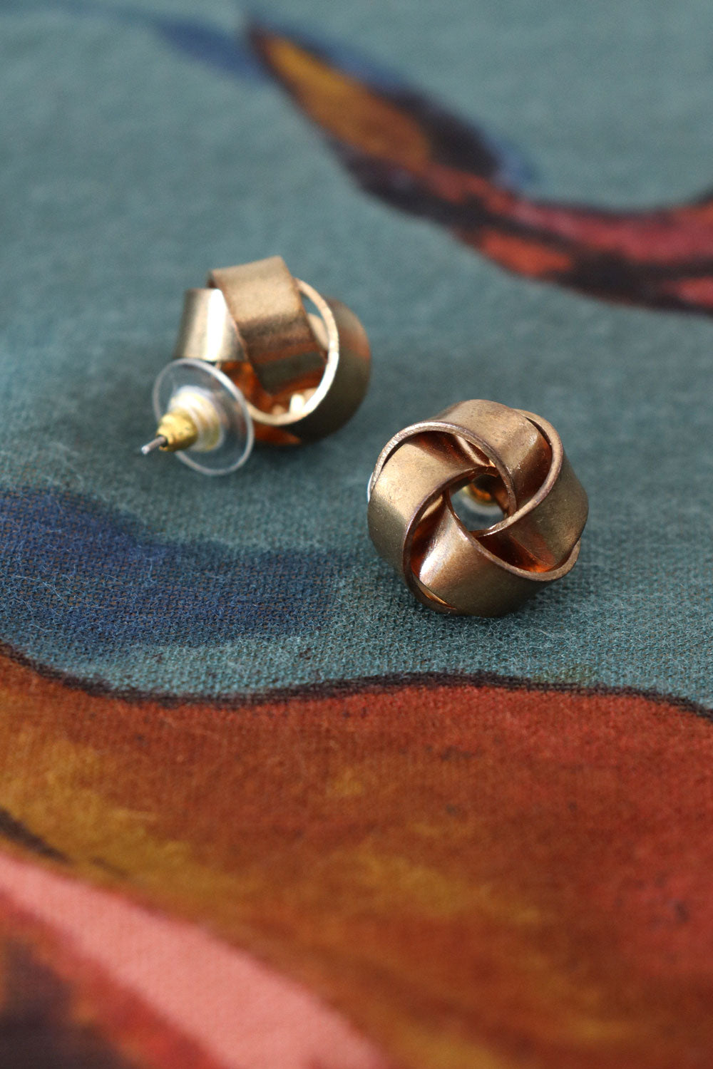 Knotted Stud Earrings