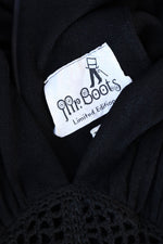 Mr. Boots Crochet Midriff Maxi S/M