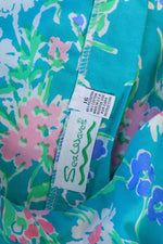 SeaWaves Aqua Floral Playsuit L/XL