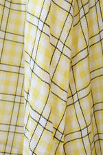 Daffodil Plaid Voile Dress M