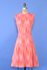 Psych Pink Knit Dress L