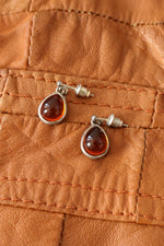 Petite Amber Drop Earrings
