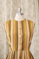 Wallpaper Stripe Pocket Dress L
