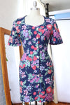 Strawberry & Cherry Print Dress S