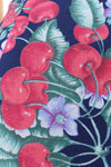 Strawberry & Cherry Print Dress S