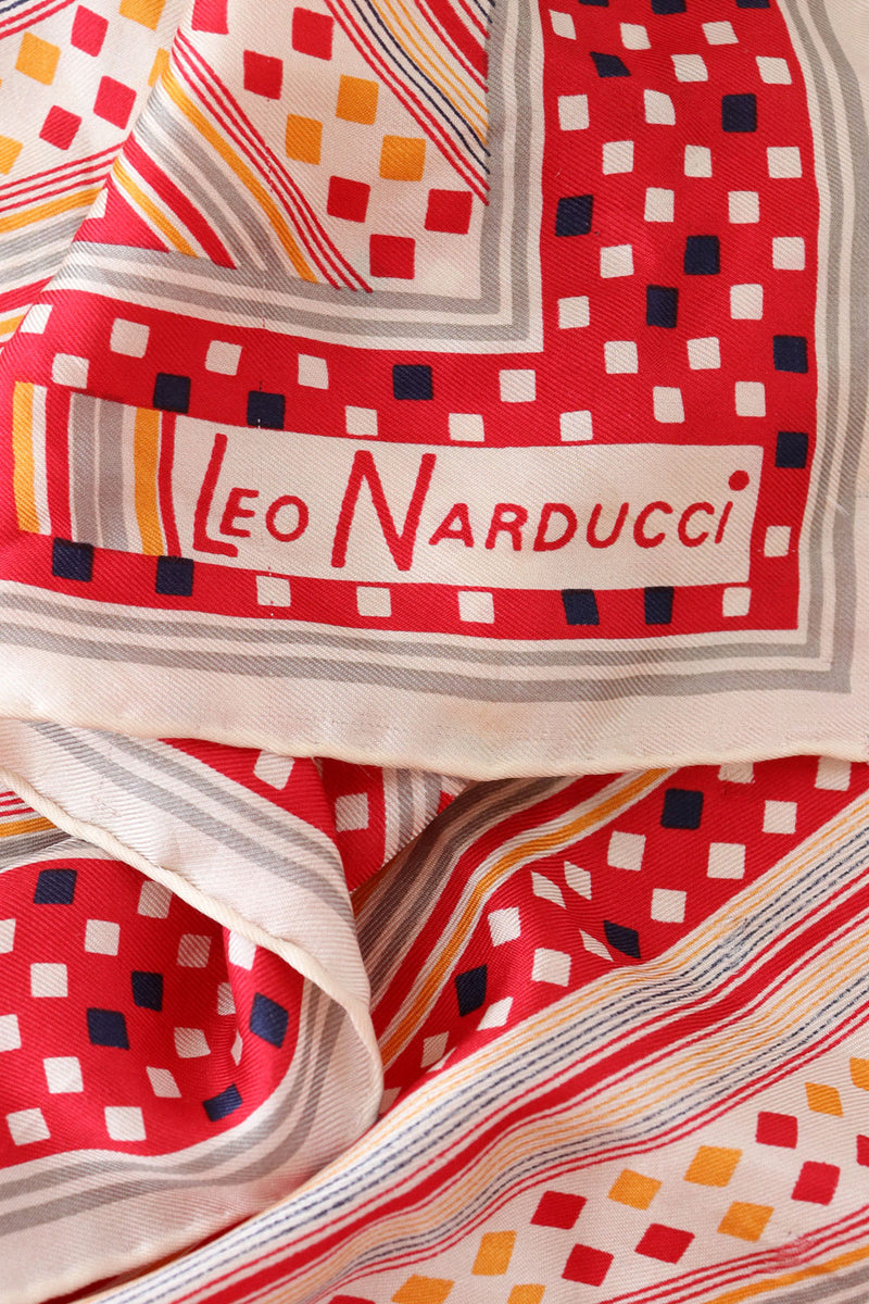 Narducci Silk Geometric Kerchief