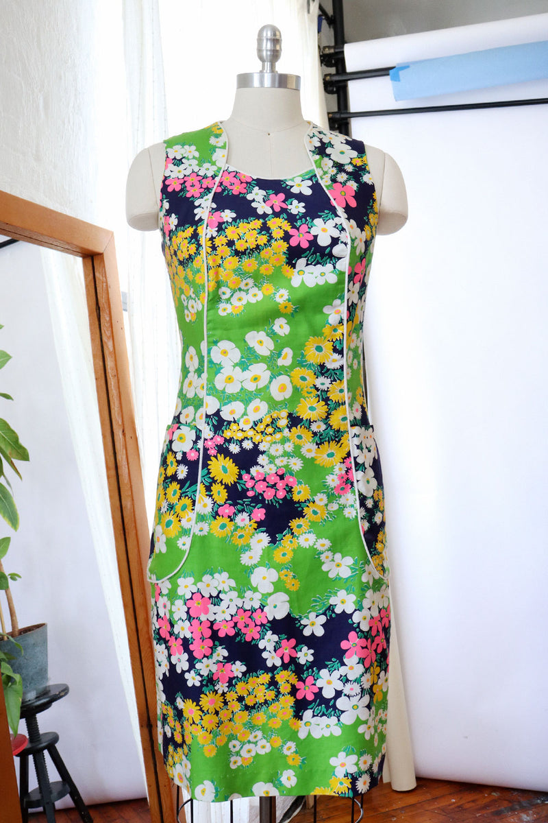 Technicolor Floral Pocket Sheath S/M