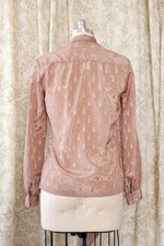 Dapper Dandy Mauve Blouse S/M