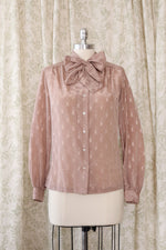 Dapper Dandy Mauve Blouse S/M