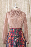 Dapper Dandy Mauve Blouse S/M