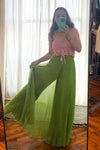 Pear Pleated Palazzos XS/S