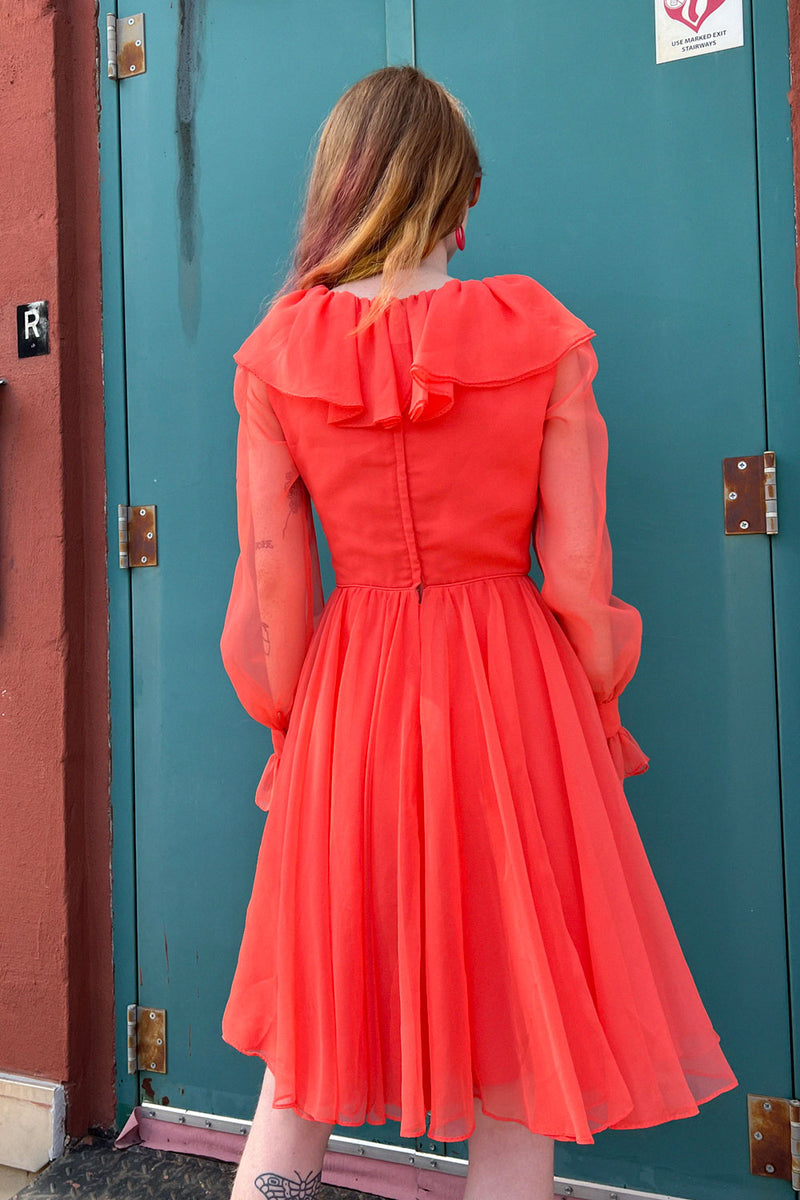 Swishy Miss Elliette Chiffon Swishy Dress XS – OMNIA