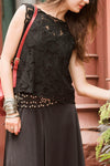 Bali at dusk lace top M/L